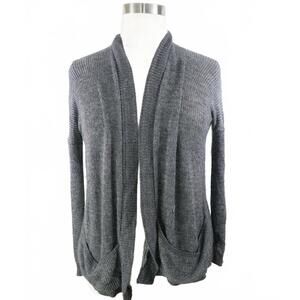 Daytrip Womens Dark Gray Shrug Cardigan Sweater Medium